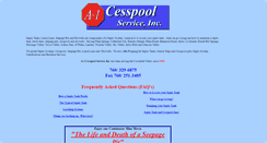 Desktop Screenshot of a1cesspool.com